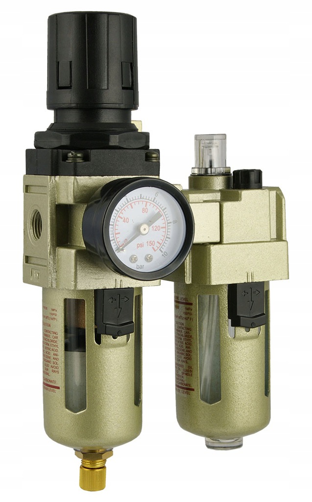 Filtr odwadniacz reduktor naolejacz 1/4 " Marka Kupczyk