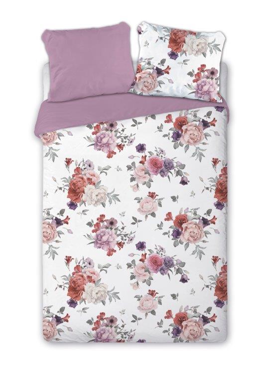 Posteľná Bielizeň Ruže Kvety Provence 100 % Bavlna 200x220