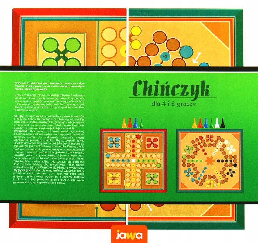 GRA PLANSZOWA CHIŃCZYK dla 4 i 6 graczy Typ Podstawa