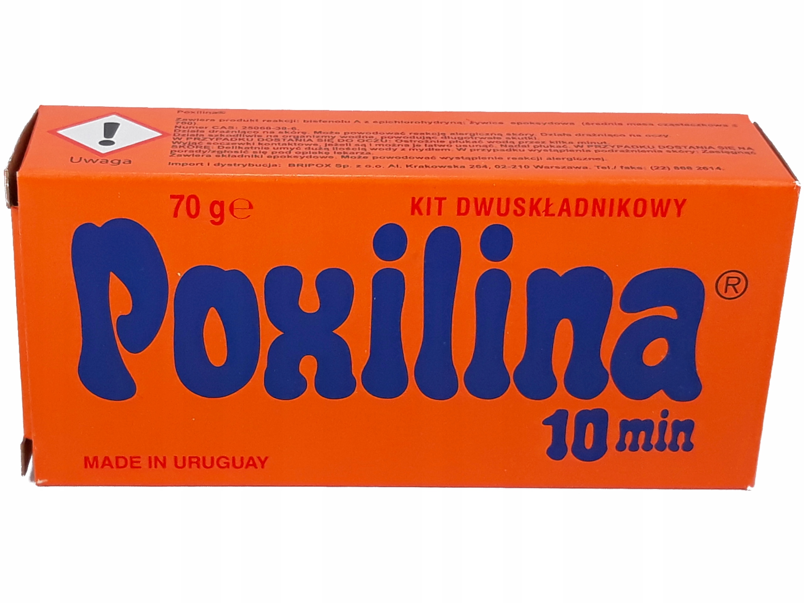 

Poxilina Super Klej epoksydowy dwuskładnikowy 70g