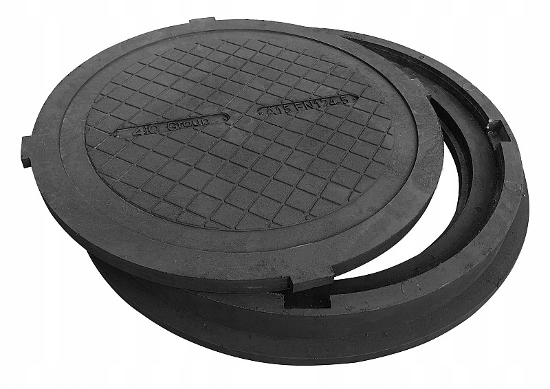 

Pokrywa Hd 80 Właz Szamba polimer Black
