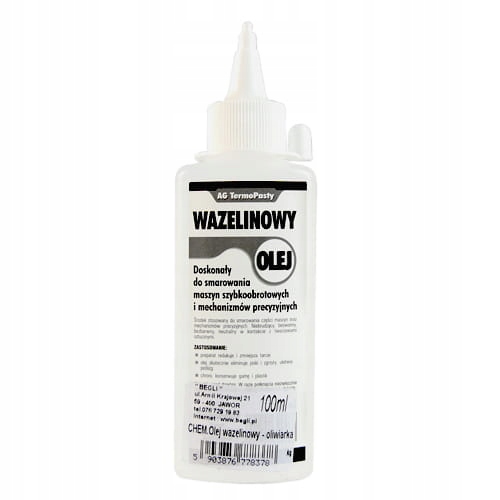 

Olej wazelinowy 100ml oliwiarka
