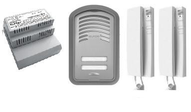 Domofon 2 rodzinny dwurodzinny Elfon KEN-2 elektronika EWD10 2x unifon