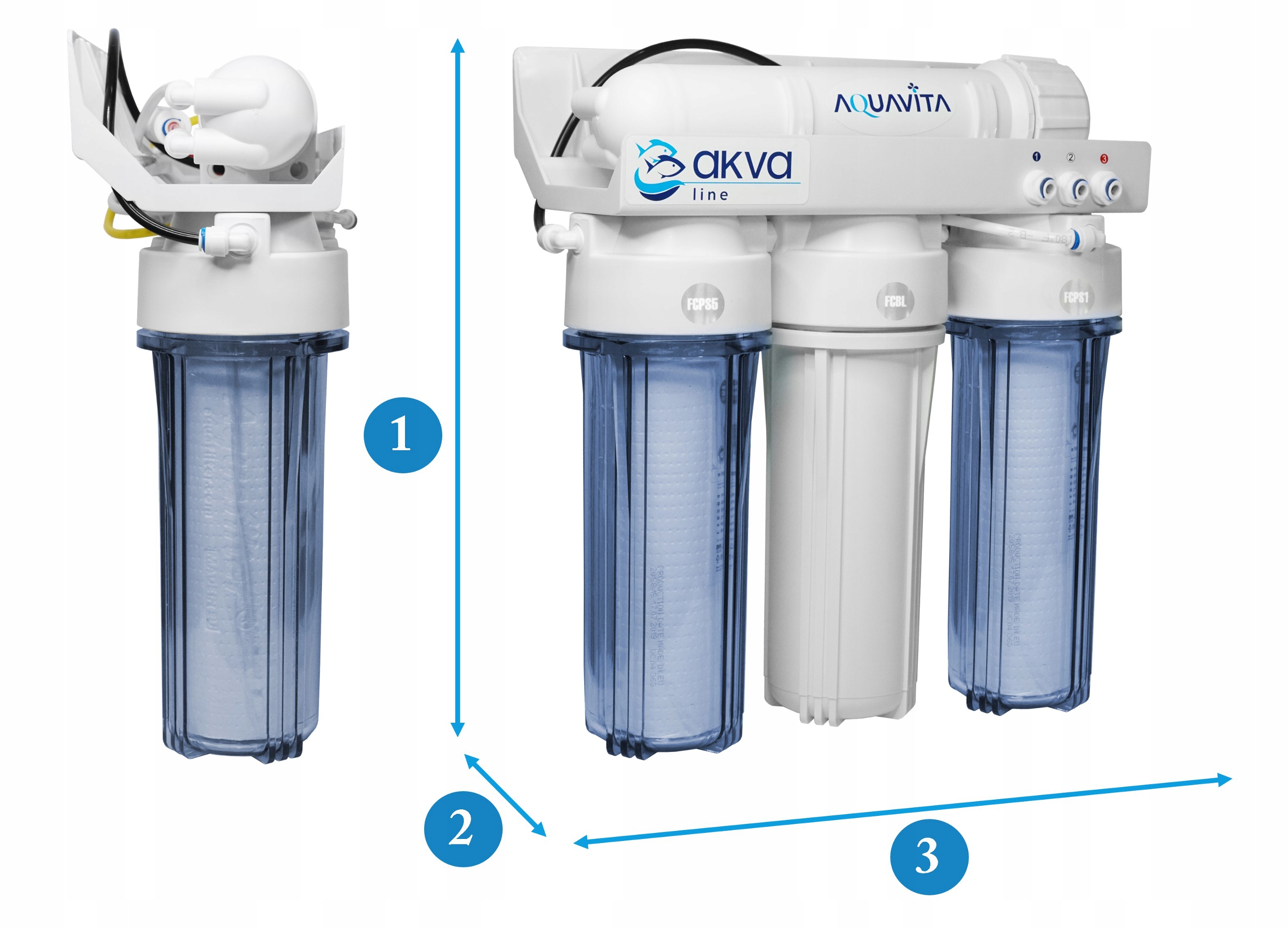 VODNÝ FILTER AKVARISTIKA RO4 100 METROV TDS + VÝŠKA ZÁSOBY 40 cm