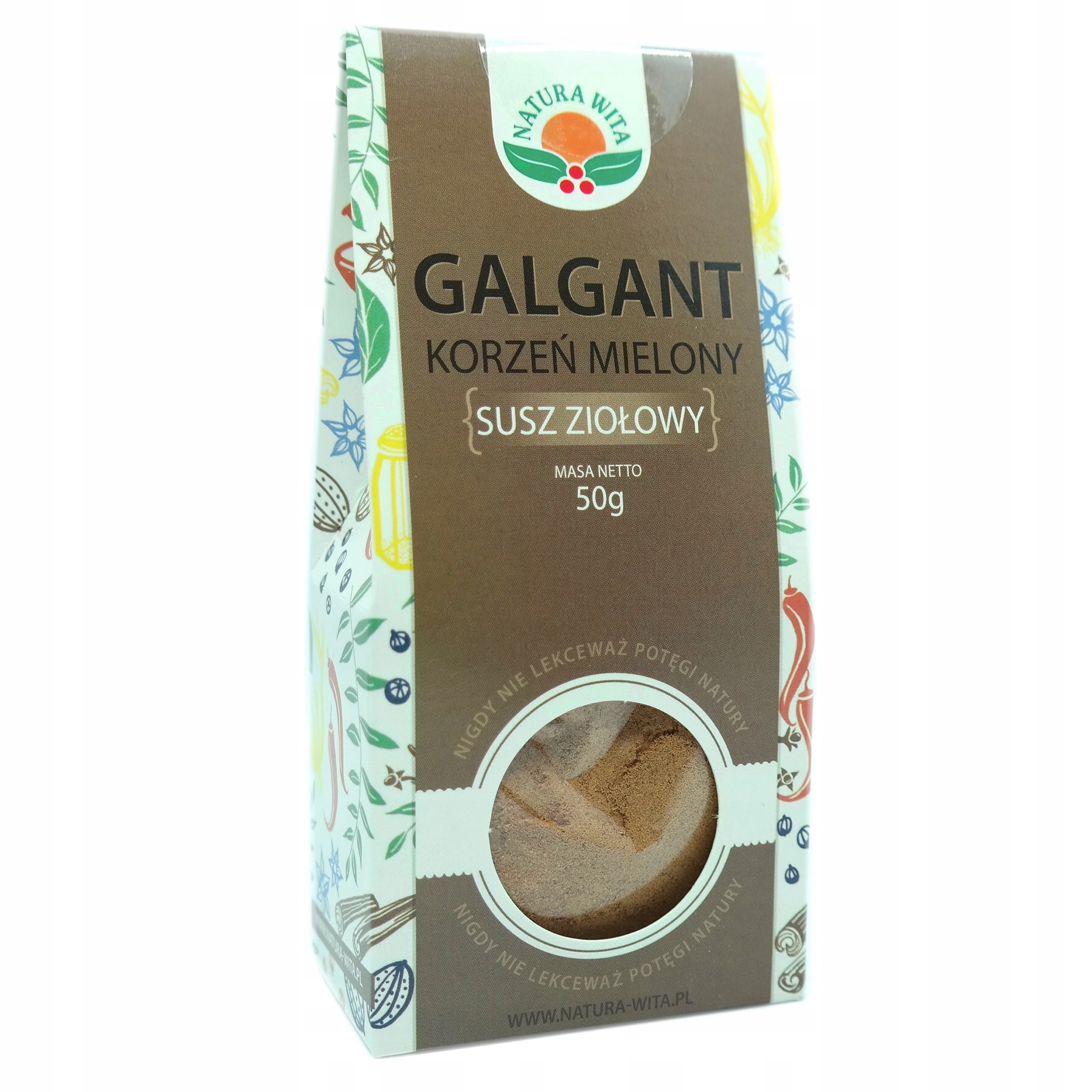 

Galgant korzeń mielony Natura Wita 50g