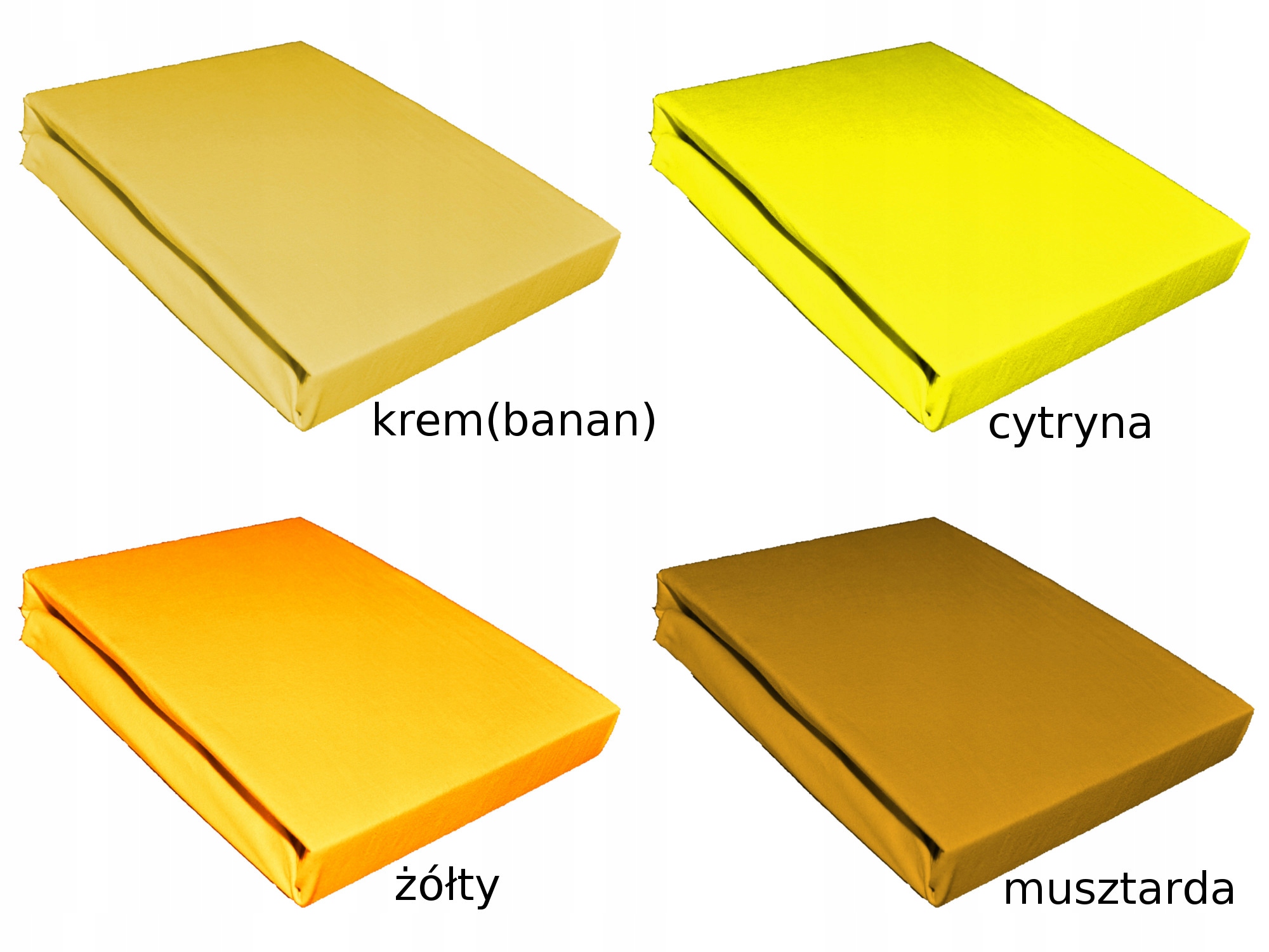 Prześcieradło 90x180 jersey bawełniane z gumką 001 Długość 180 cm