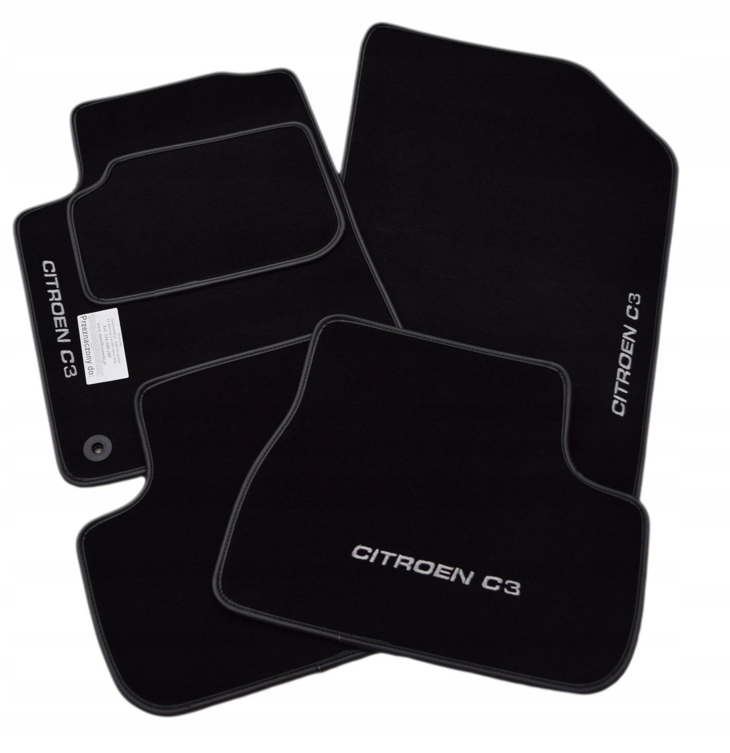 CITROEN C3 II 2009 2016r Dywaniki Classic HAFT