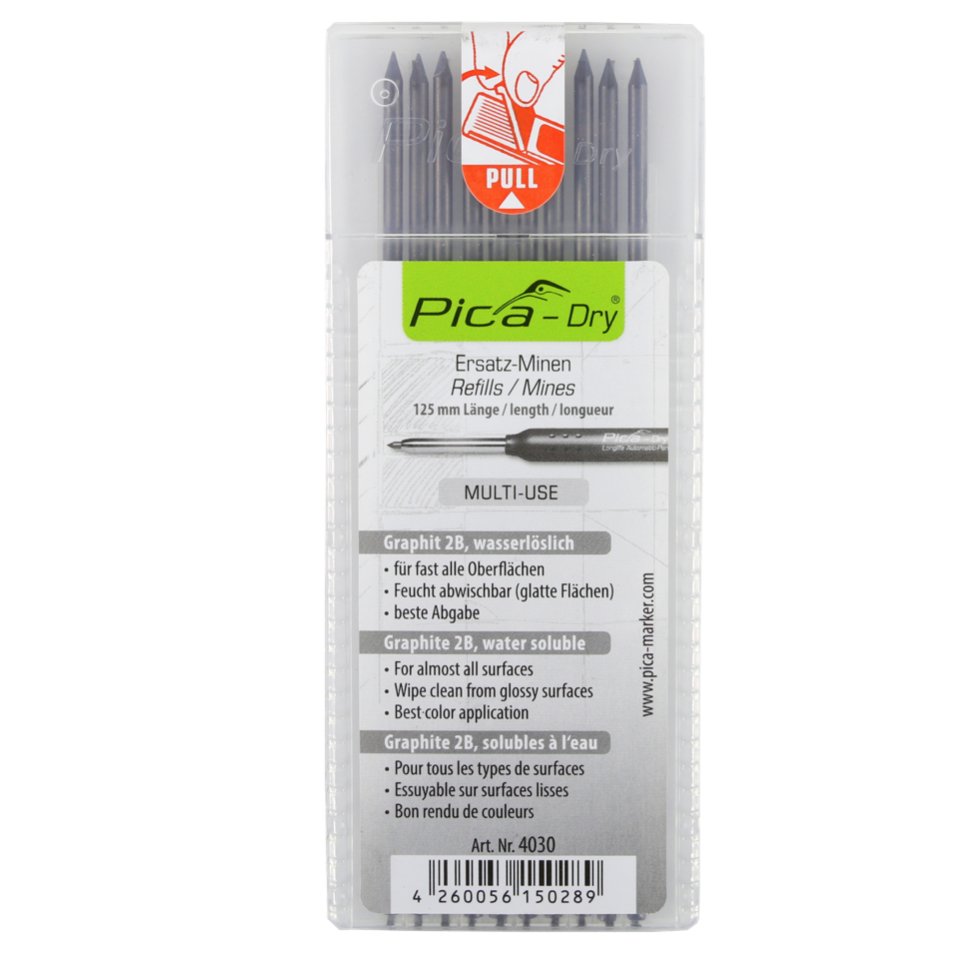 

Pica Rysik, wkład wymienny czarny 2B 10 sztuk 4030
