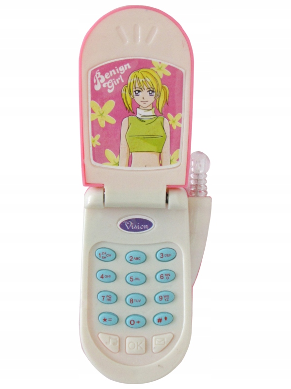 KOMÓRKA TELEFON DLA DZIECKA Z DŹWIĘKIEM MELODYJKĄ Marka Vision