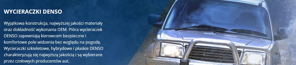 DENSO WYCIERACZKI HYBRYDOWE Kia XCeed Producent Denso
