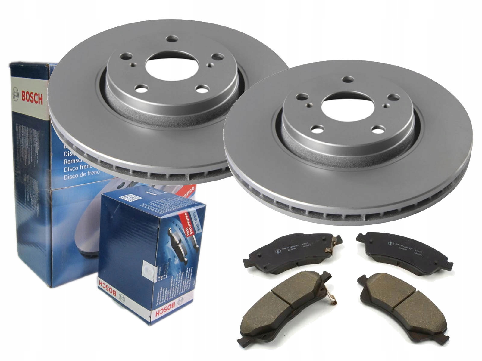 Диски + колодки BOSCH передняя TOYOTA AVENSIS T27