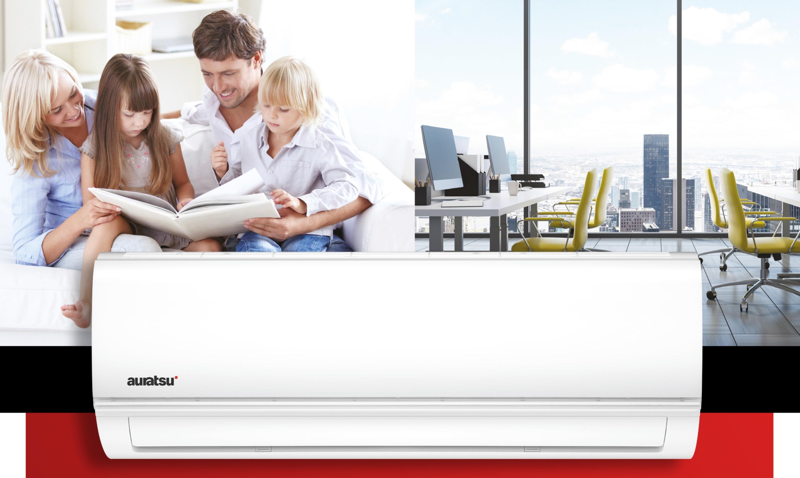 POMPA CIEPŁA AURATSU 4,2kW 45m2 SAMODZIELNY ZESTAW Model AWX-09