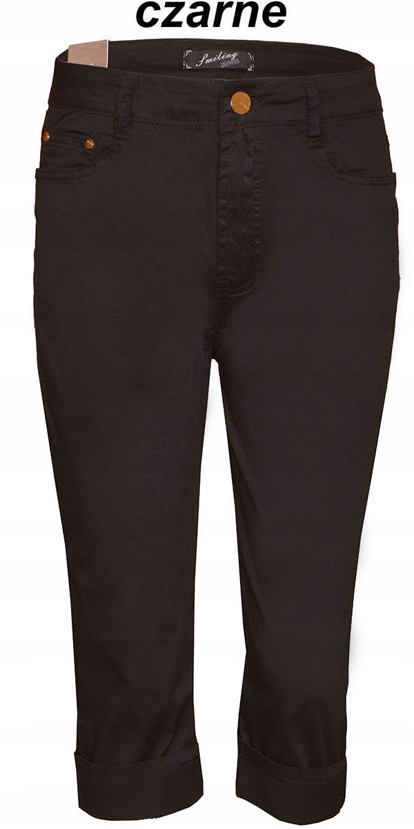 

Spodnie damskie rybaczki elastan Wyższy Stan 48