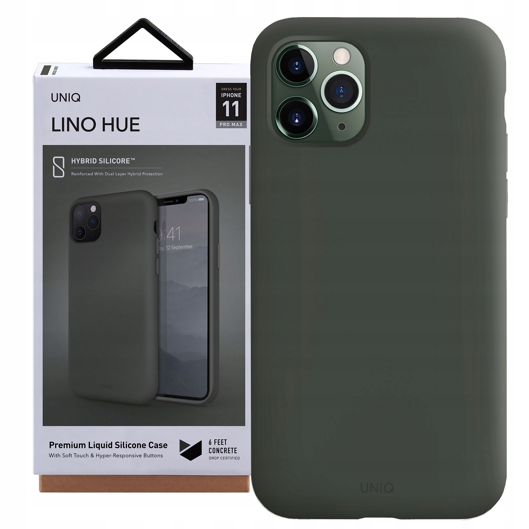 

Etui Uniq do iPhone 11 Pro Max, case pokrowiec, Lh