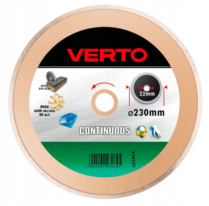 

Tarcza Diamentowa Do Cięcia Ceramiki Pełna 230mm