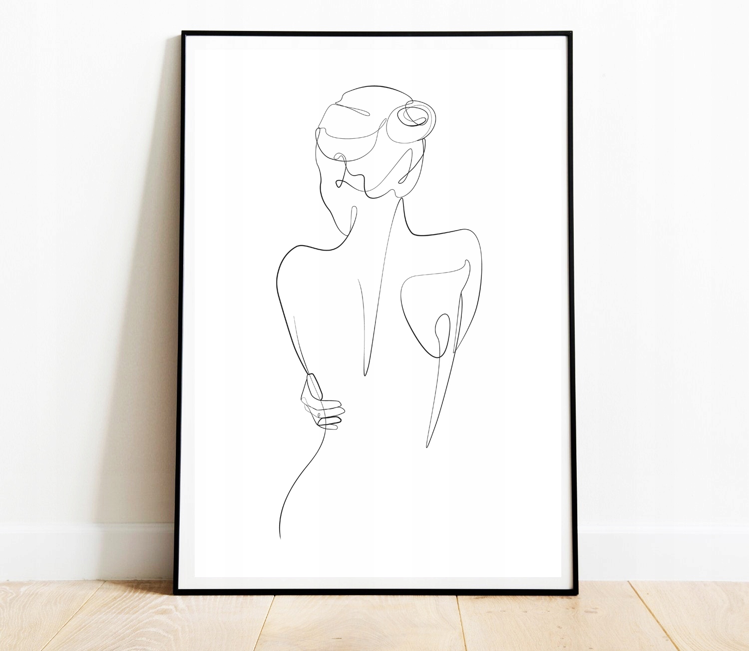 OBRAZ PLAKAT LINIE JEDNA LINIA KOBIETA02 MIŁOŚĆ A4 Marka inna