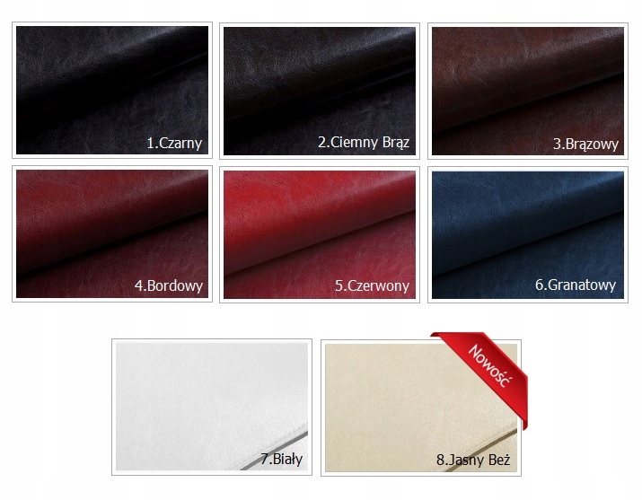 SKAJ POŁYSK MOCNA GRUBA EKO SKÓRA DERMA Marka inna