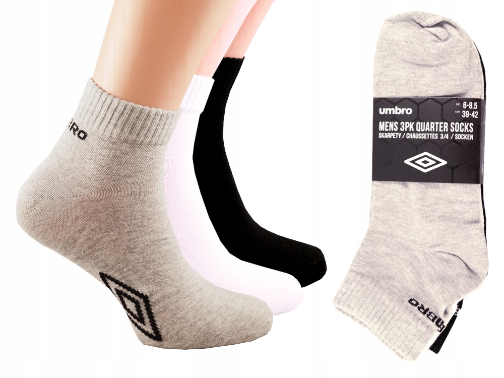 

Skarpety Umbro Quarter 3-PAK - 43-46