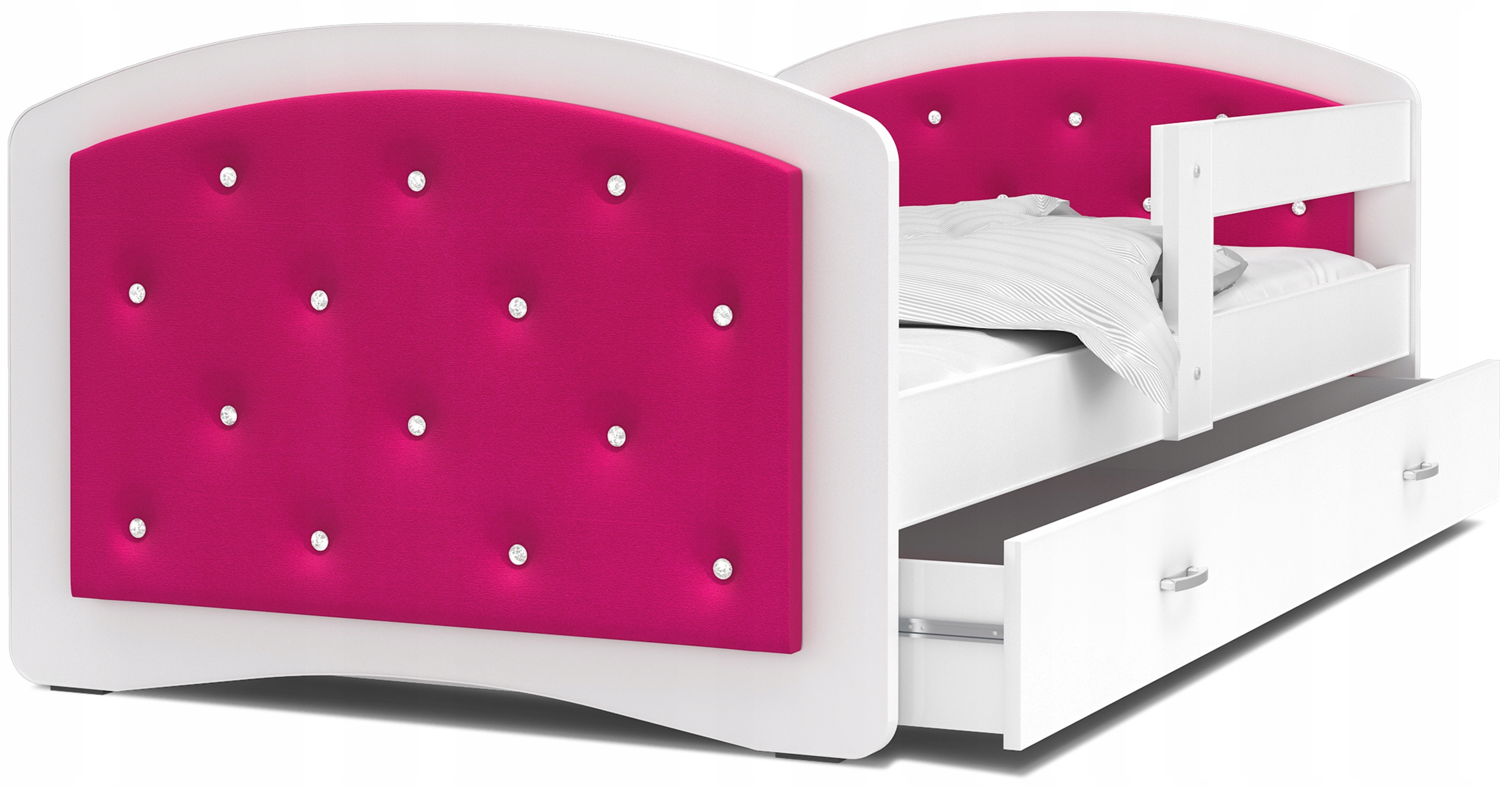 Кровать с обивкой кровать ящик 200x90 MEGI