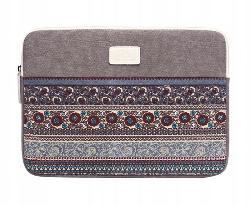 

Wrocław Etui Canvas Etno na laptopa 15,6 szary