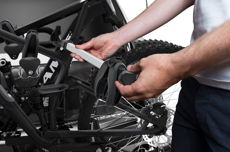 BAGAZNIK NA 3 ROWERY NA HAK THULE EasyFold XT 934 Bicycle mounting point frame circle