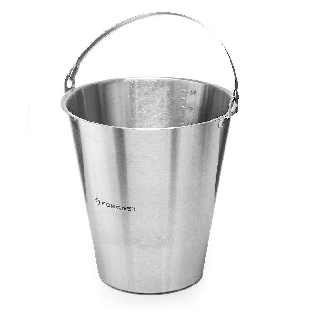 Forgast Kbelík Z Z Nerezové Oceli Se Stupnicí Bez Kroužku 15L FG06015