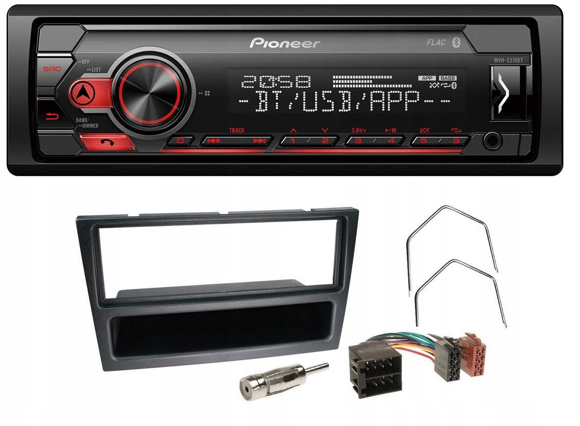 Pioneer MVH-S310BT Rádio Opel Vectra Corsa Omega