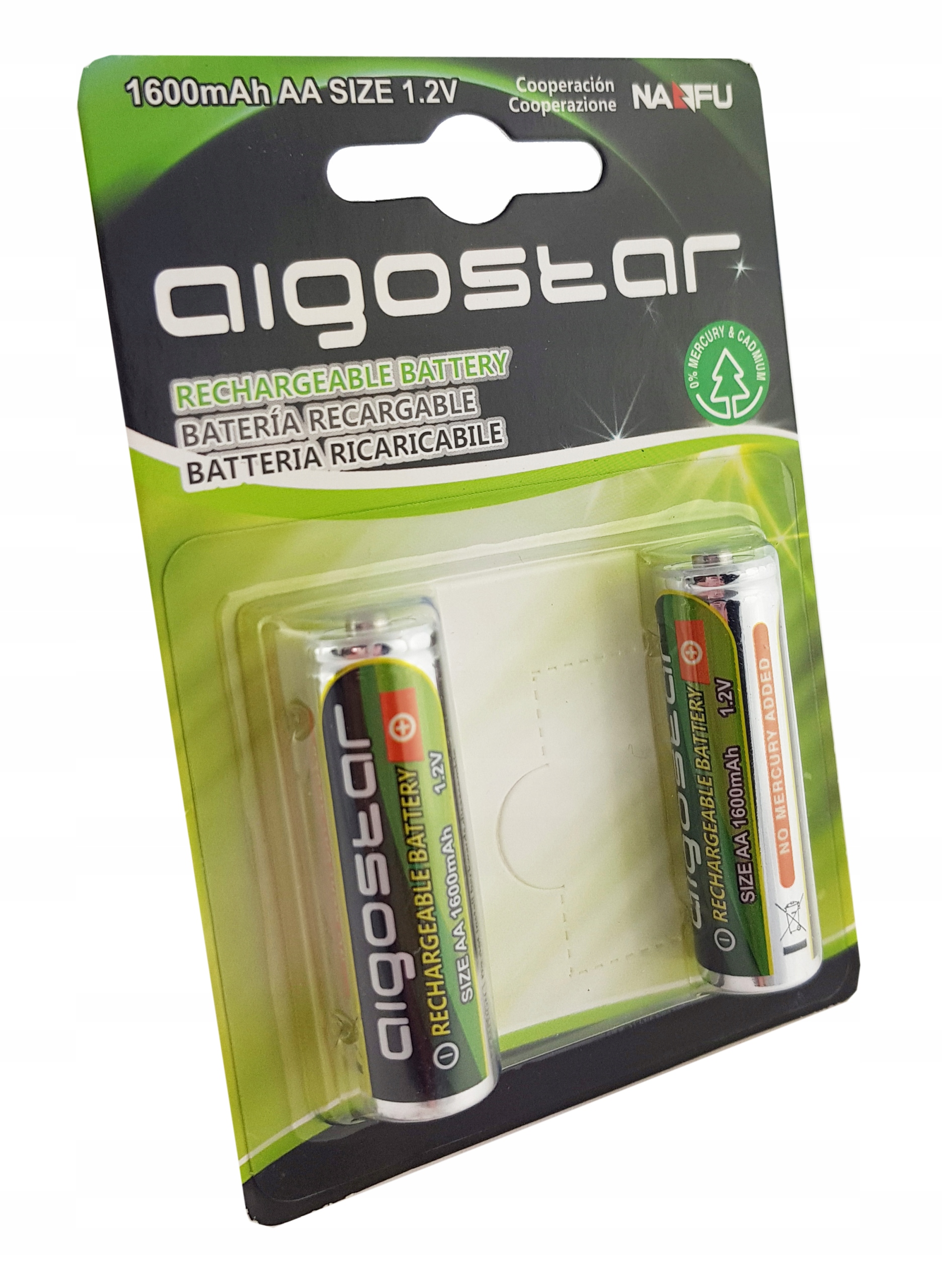 

2x Akumulator AA/LR6 Aigostar 1600mHA