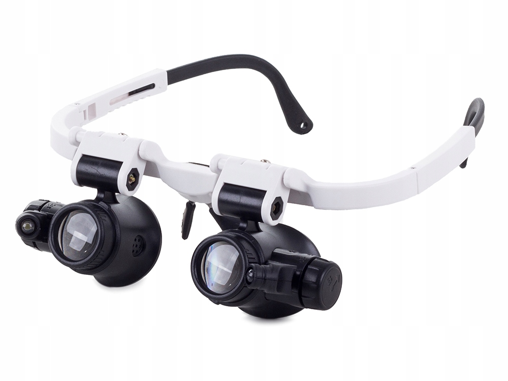 

Okulary Powiększające Lupa 8-23X Podświetlenie Led