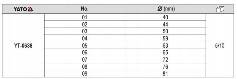 Ято YT-0638 ято YT-0638