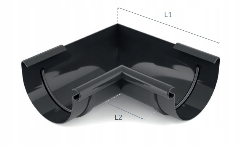 narożnik WEWNĘTRZNY rynny 75 Bryza CEGŁA CEGLASTY Kod producenta 60-056