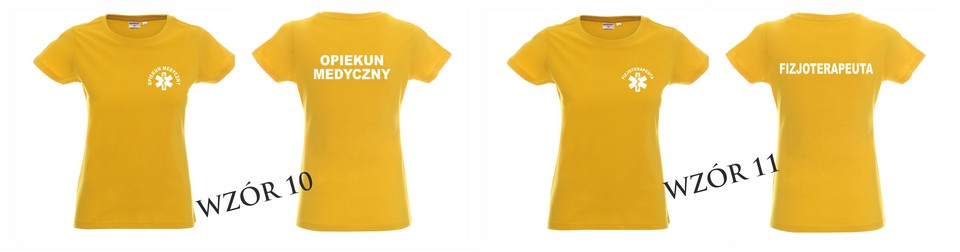 KOSZULKA OPIEKUN MEDYCZNY FIZJOTERAPEUTA JAKOŚĆ XL Cechy dodatkowe print (nadruk)