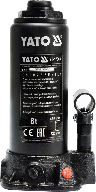 

Podnośnik Słupkowy Hydrauliczny 8T YT-17003 Yato