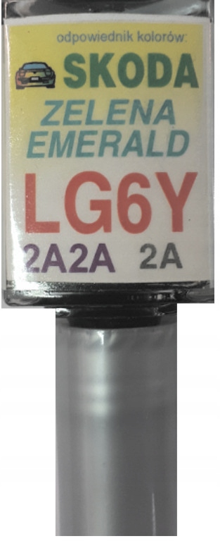 Skoda LG6Y 2A2A Emerald Green Lakier Samochodowy Zaprawka Do Rys 10 ML Ara