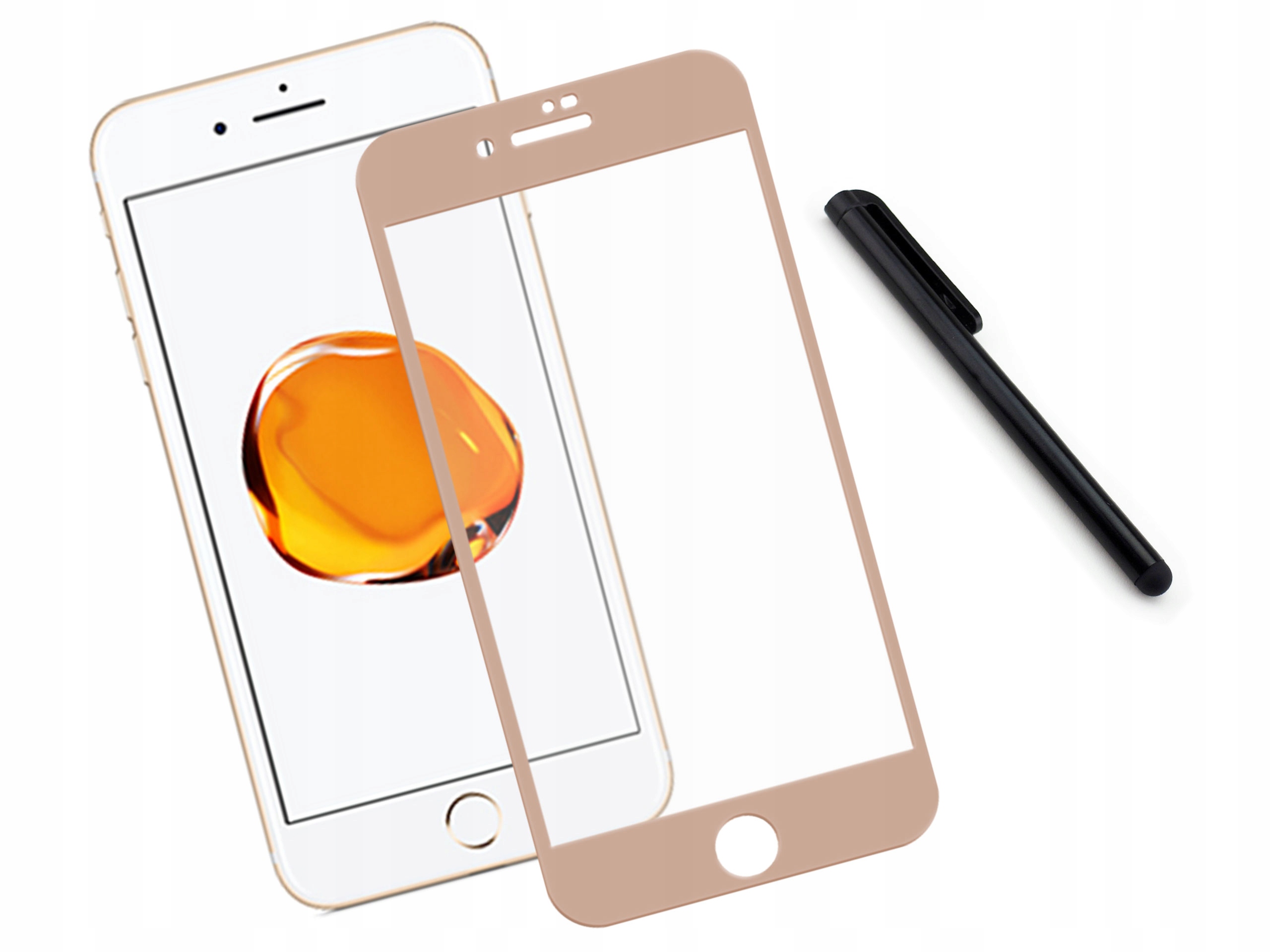 

Szkło hartowane 3D Apple iphone 7 Plus Złoty