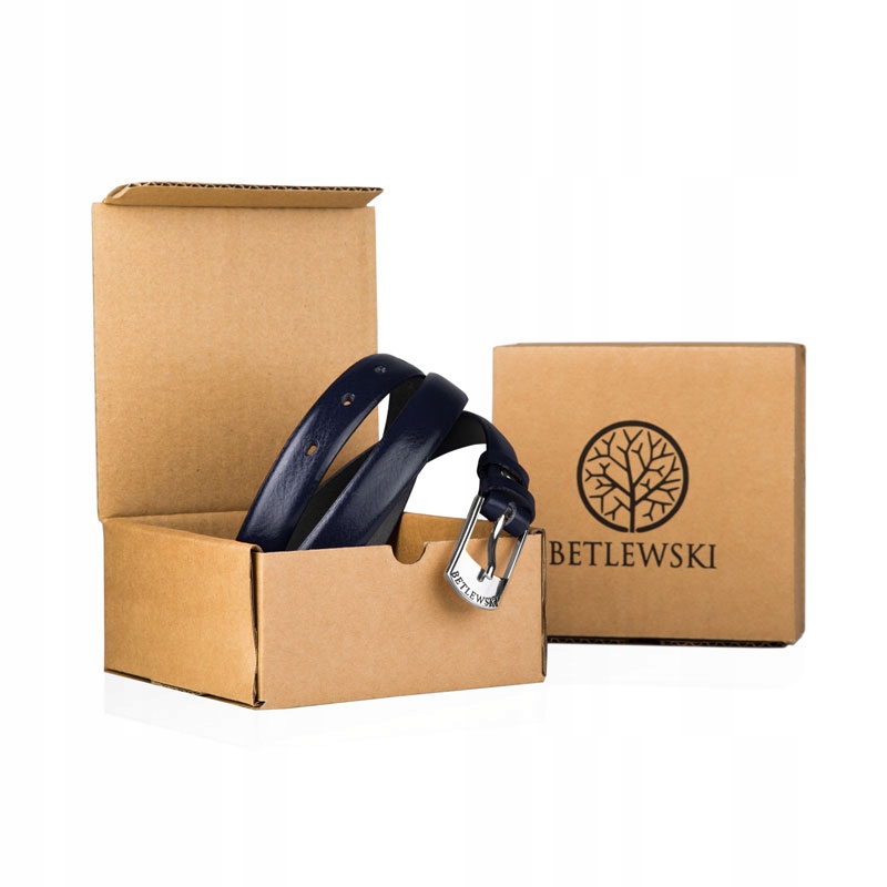 

Betlewski pasek damski skórzany do spodni cienki