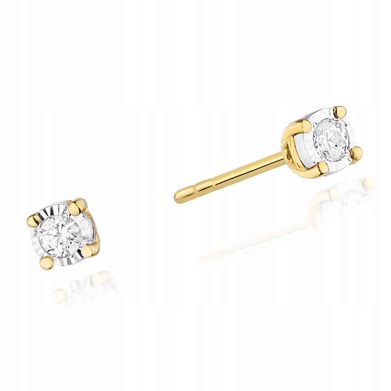 

Kolczyki Złote Z Brylantami 0,16ct