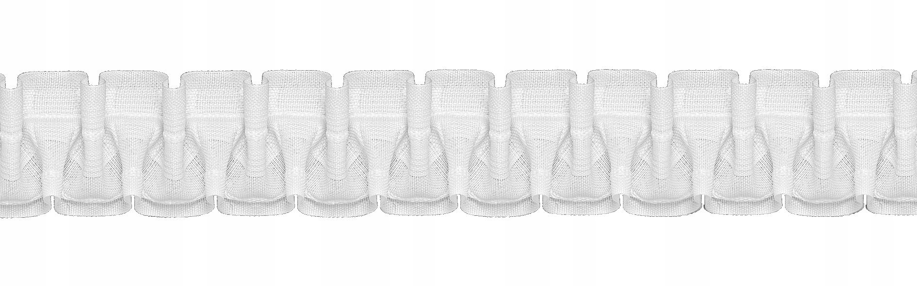 TAŚMA MARSZCZĄCA DO FIRAN I ZASŁON SMOK BAWEŁNA 1m Kod producenta TAŚMY MARSZCZĄCE