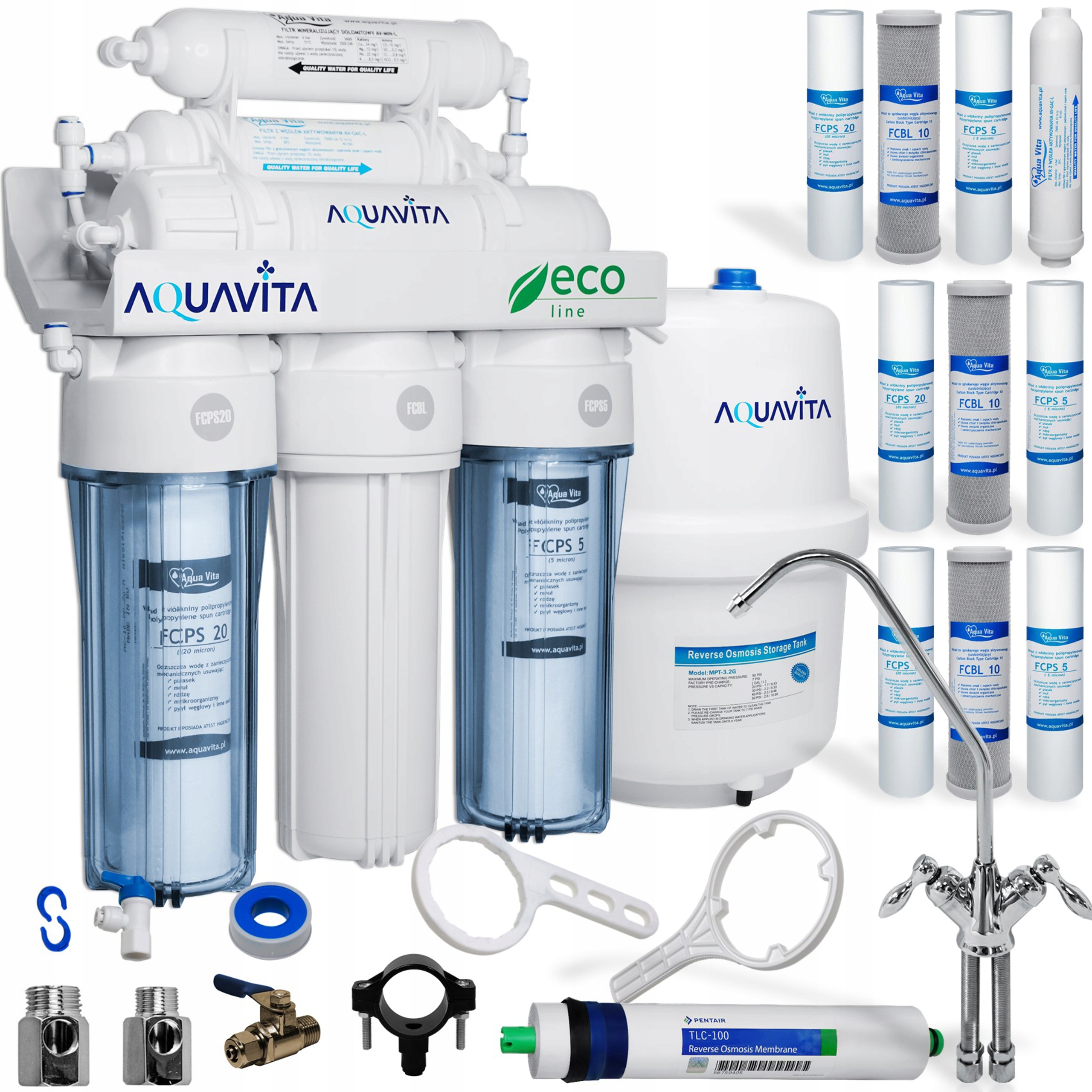 

Filtr Do Wody Odwrócona Osmoza RO6 Mineralizator
