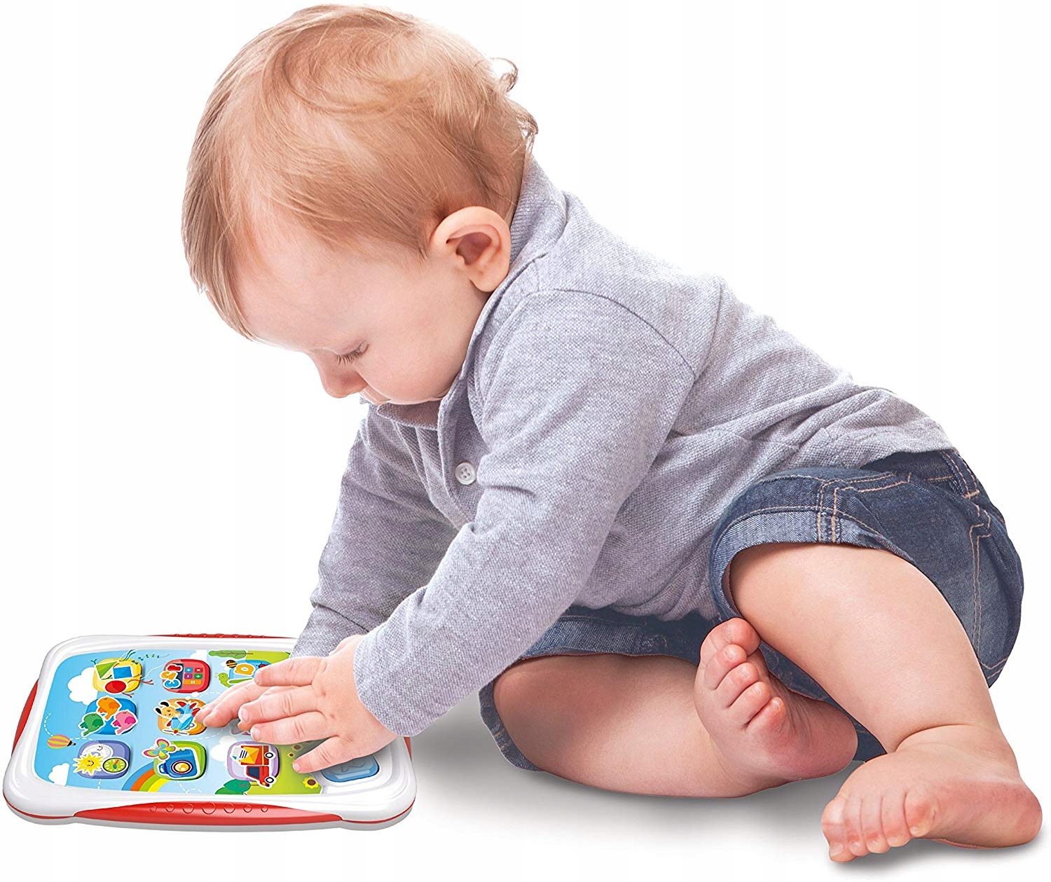 CLEMENTONI INTERAKTYWNY MÓJ PIERWSZY TABLET maluch Materiał plastik