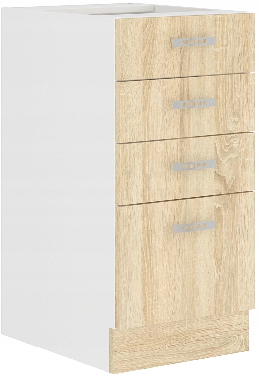 

Parma szafka kuchenna szuflady 40 cm Dąb Sonoma