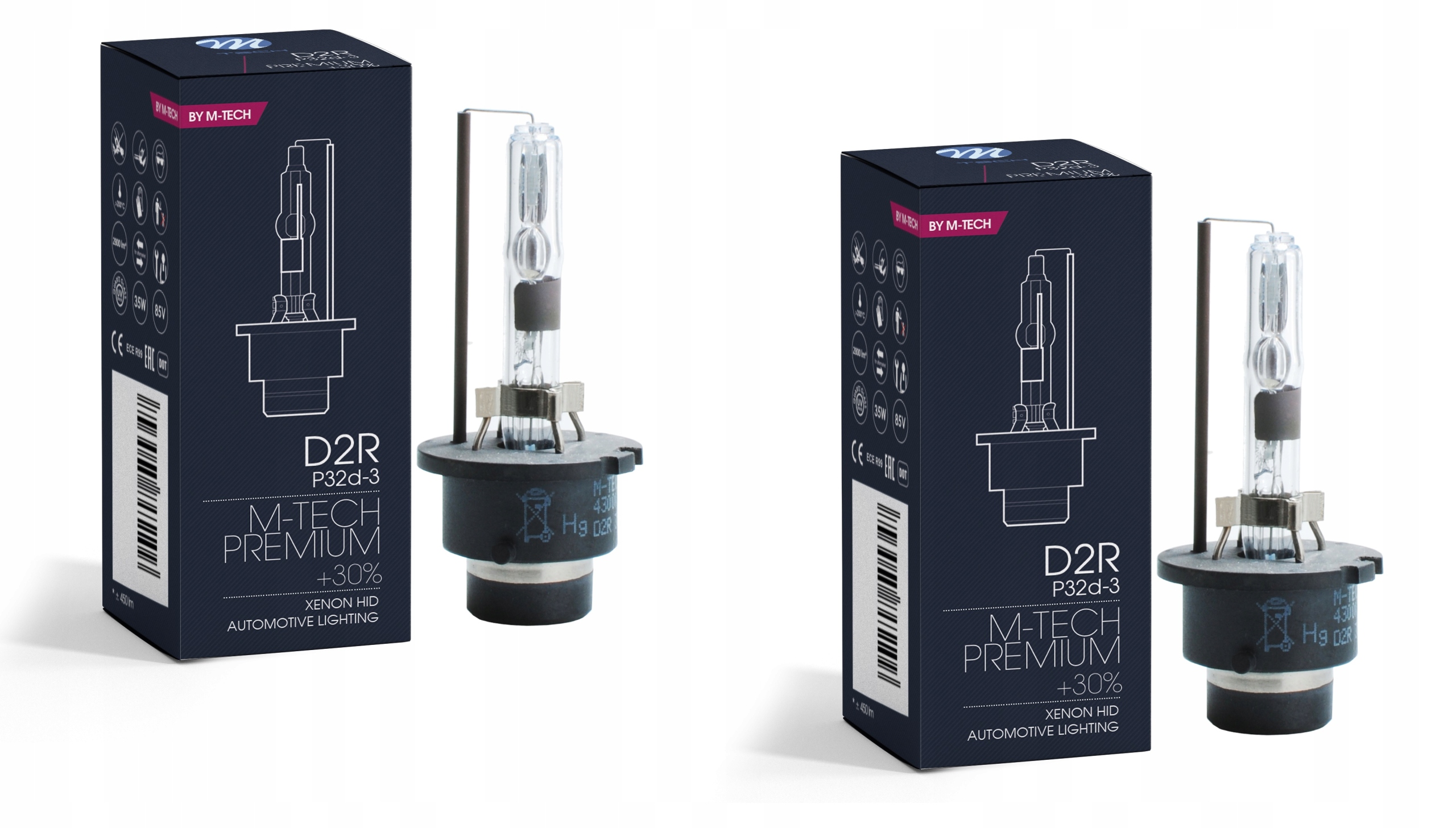 

2x Żarnik D2S 4300K +30% światła M-Tech Premium