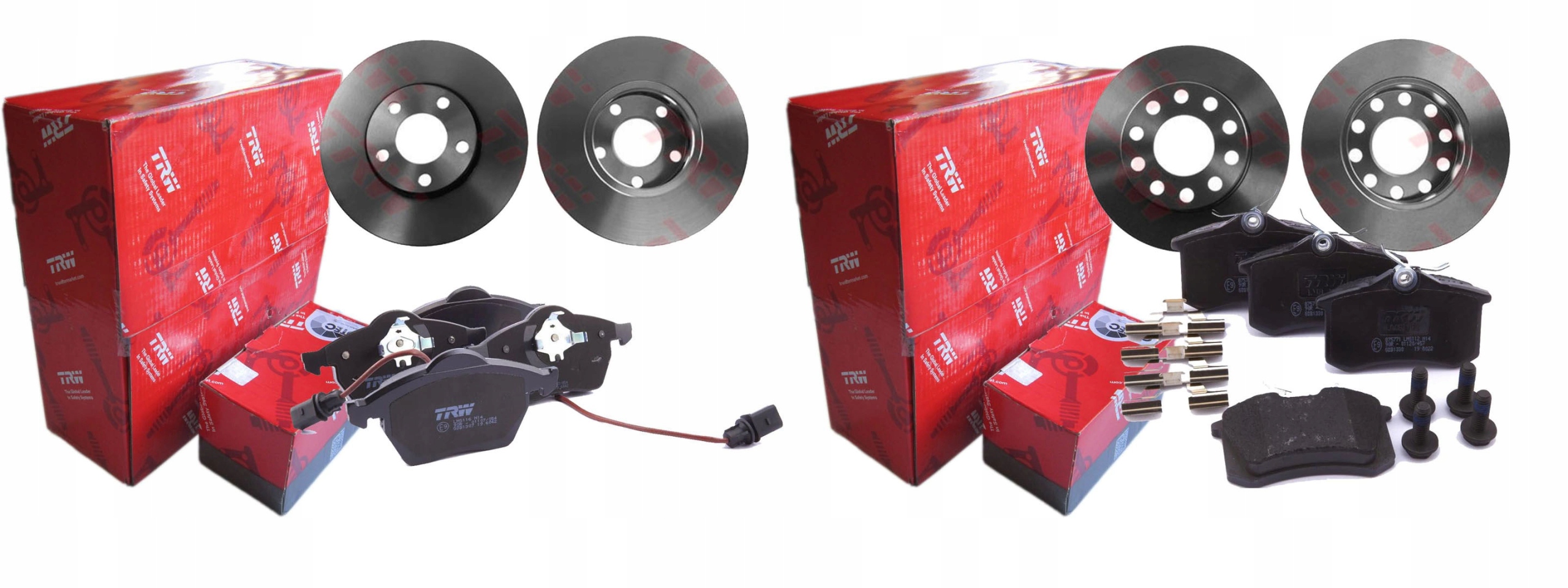 Диски колодки TRW передняя задняя AUDI A4 B6 B7