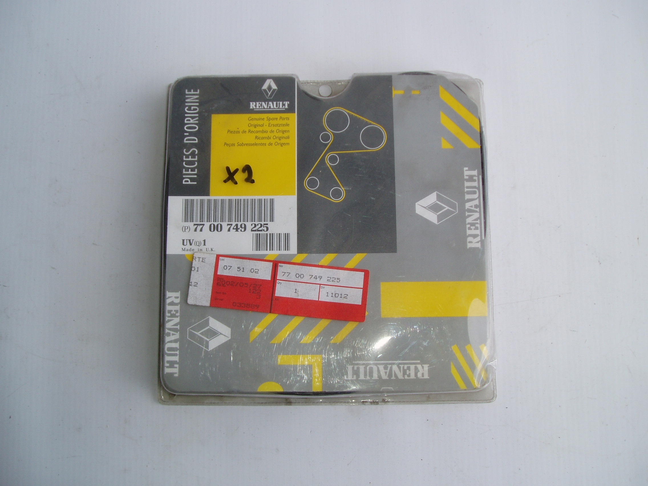 Renault OE 7700749225 pasek rozrządu