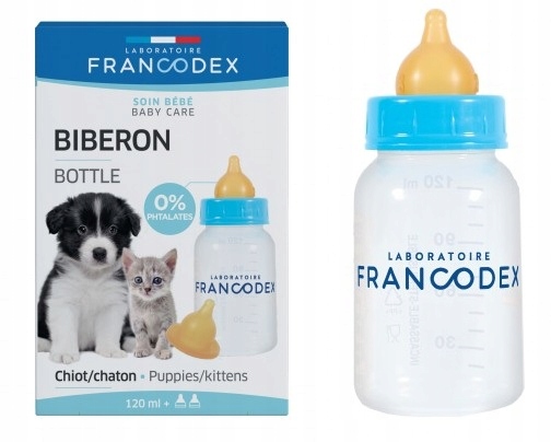 

Francodex Zestaw Butelka Do Karmienia Psa Kota