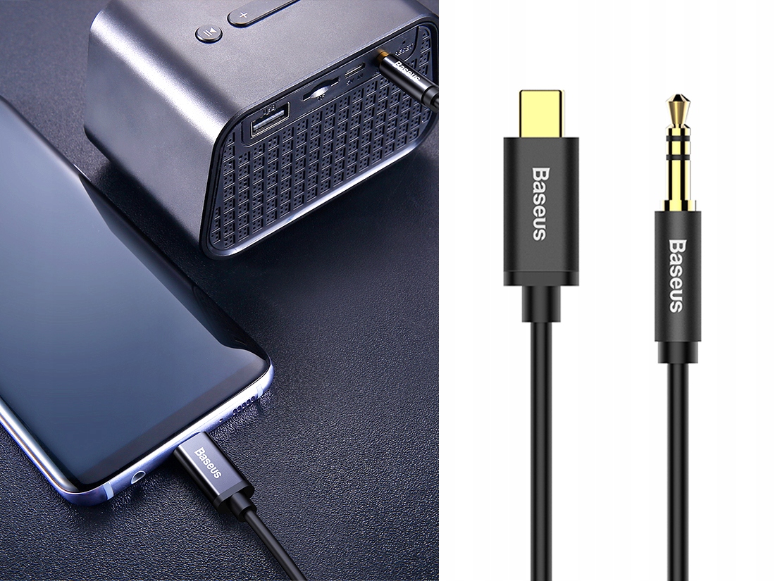 

Baseus Kabel Aux Mini Jack 3.5MM Usb Type-c 120CM