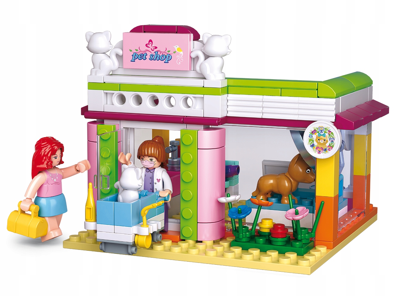 

Klocki Sluban Friends Weterynarz Domek 195 el