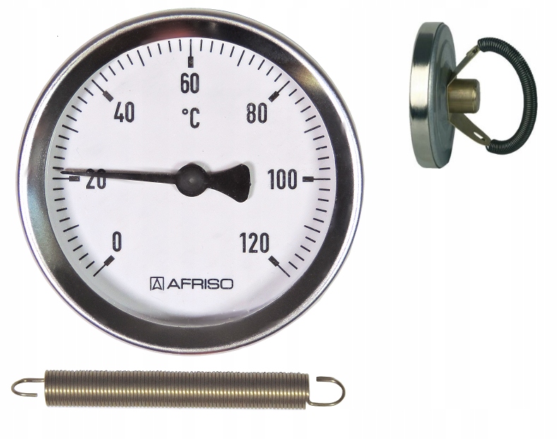 

Termometr Przylgowy 0-120 °C Tarcz FI63mm Afriso