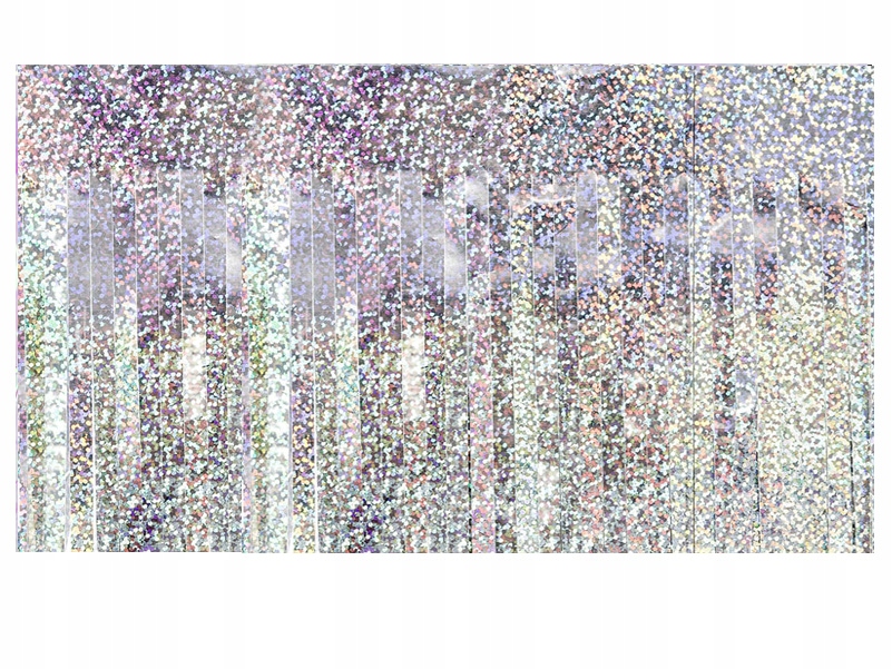 

Kurtyna party 18,5 x 400cm Holograficzna