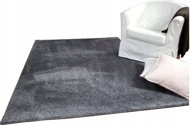 

Dywan Shaggy Miękki Włos Do Pokoju 150X350 Popiel